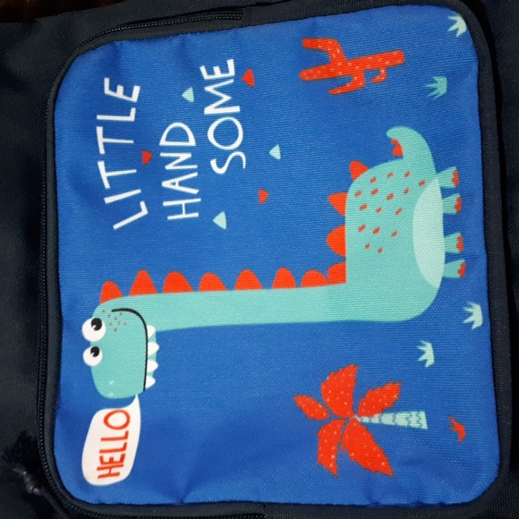 Little Handsome Dino Toddler Backpack - Picture 2 of 7